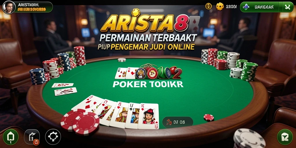 Tampilan gameplay ARISTA88 yang memukau dalam permainan Poker.