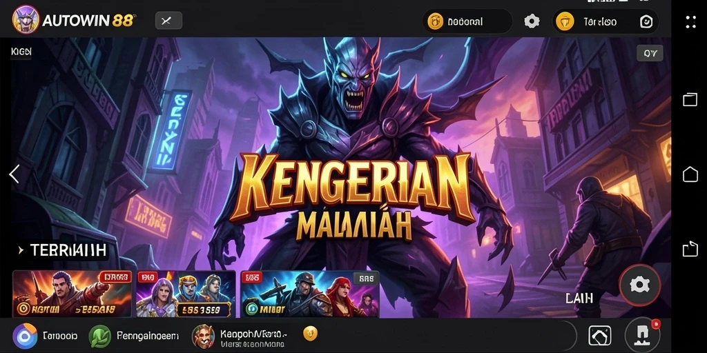 Tampilan gameplay AUTOWIN88 yang menegangkan dan menyeramkan.