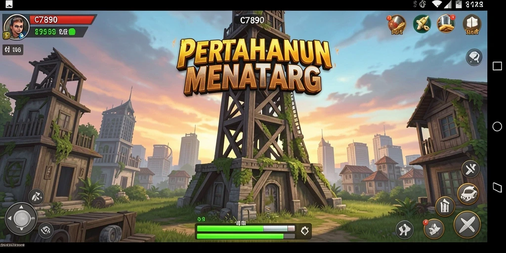 Tampilan gameplay seru dan menantang dari C7890.