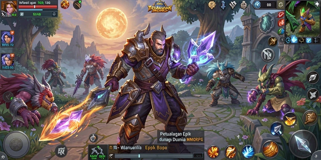 Screenshot gameplay F08 yang menunjukkan aksi seru dalam pertempuran.