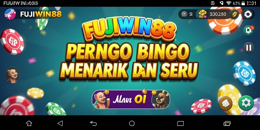 Tampilan gameplay seru dalam permainan Bingo FUJIWIN88.