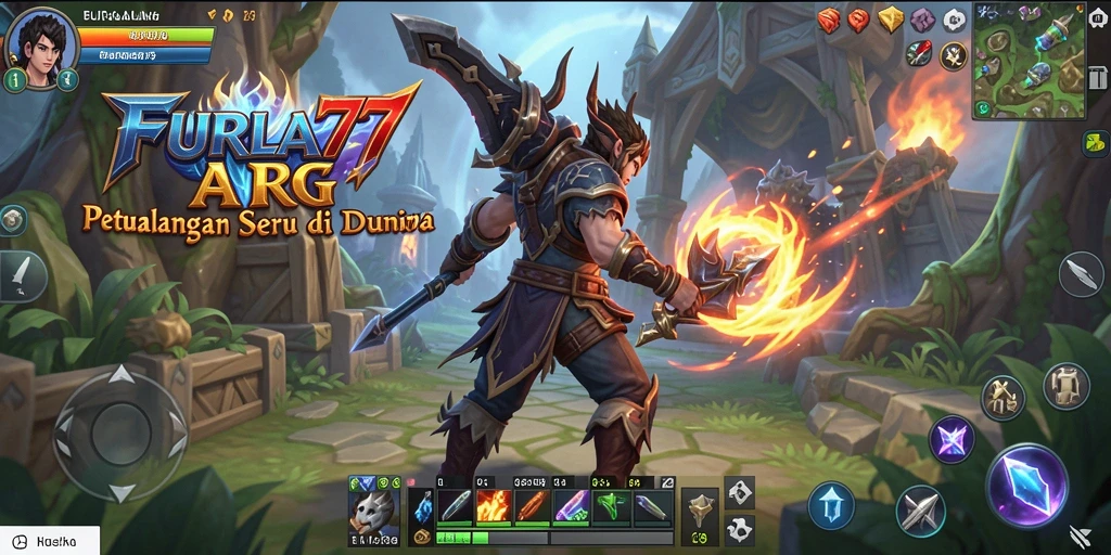 Tampilan gameplay FURLA77 dengan aksi seru dan karakter yang memukau.