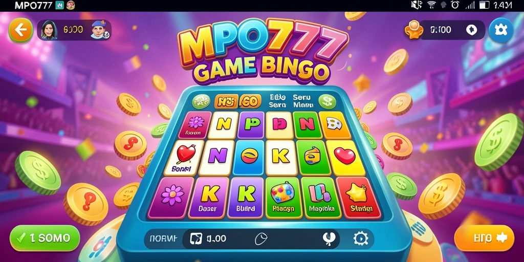 Tampilan gameplay Bingo MPO777 yang seru dan interaktif.