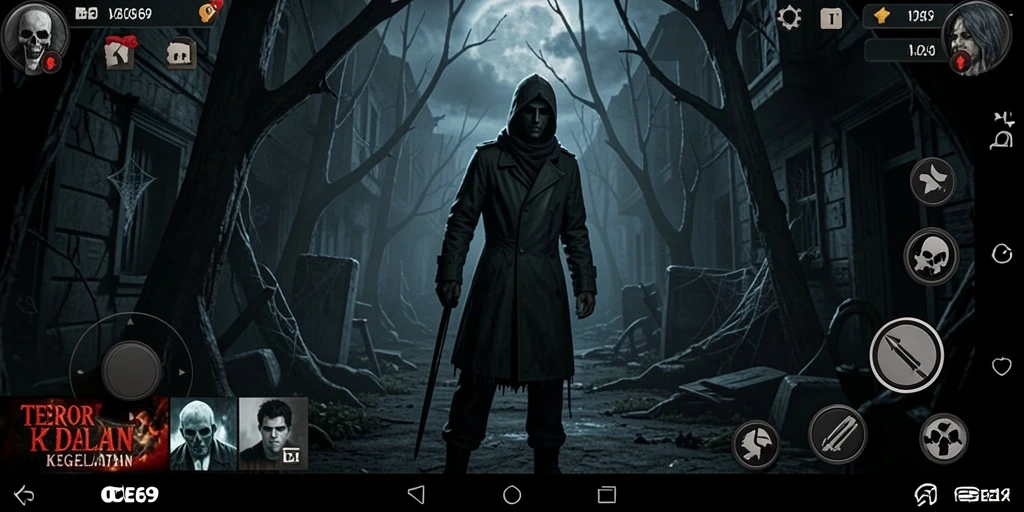 Gameplay menegangkan dari OCE69 yang membawa pemain ke dalam kegelapan.