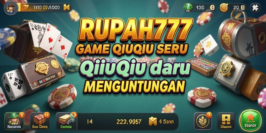 Tampilan gameplay seru RUPIAH777 dalam permainan QiuQiu.