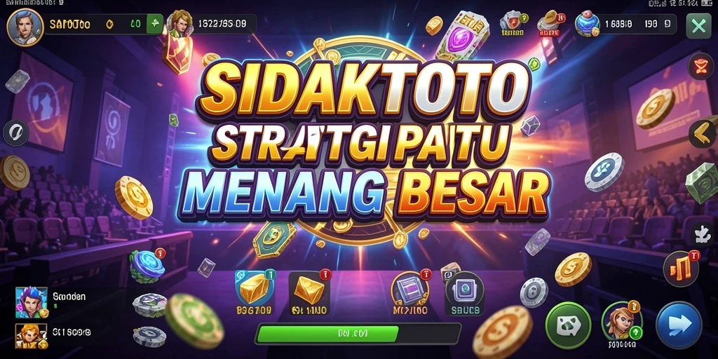 Screenshot utama SIDAKTOTO menampilkan gameplay strategi yang seru.