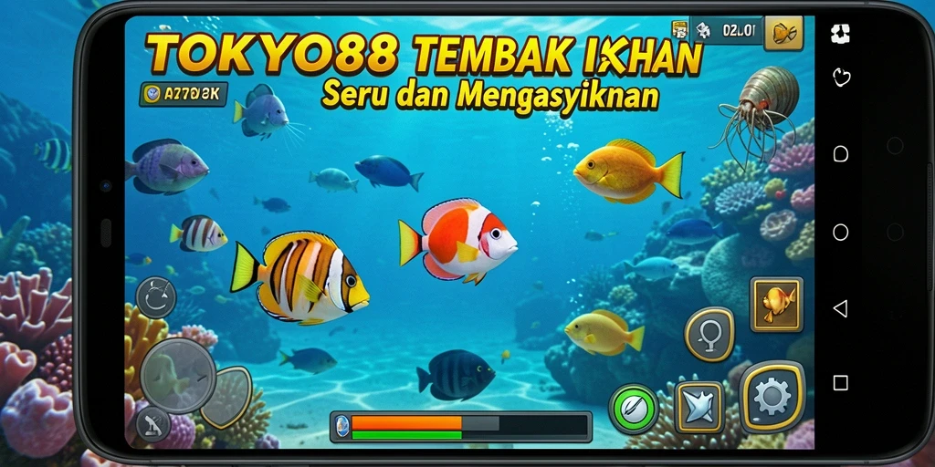 Screenshot gameplay Tembak Ikan yang penuh aksi di TOKYO88.