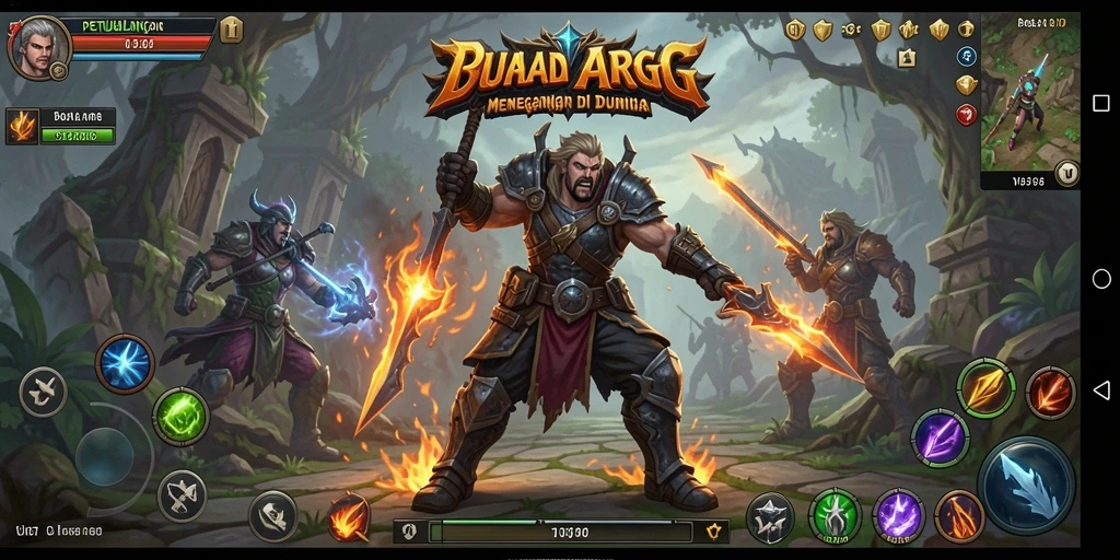 Tampilan gameplay seru dan grafis menawan dari V07.